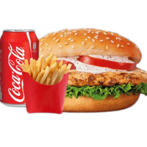  Chicken Steak Burger Meal